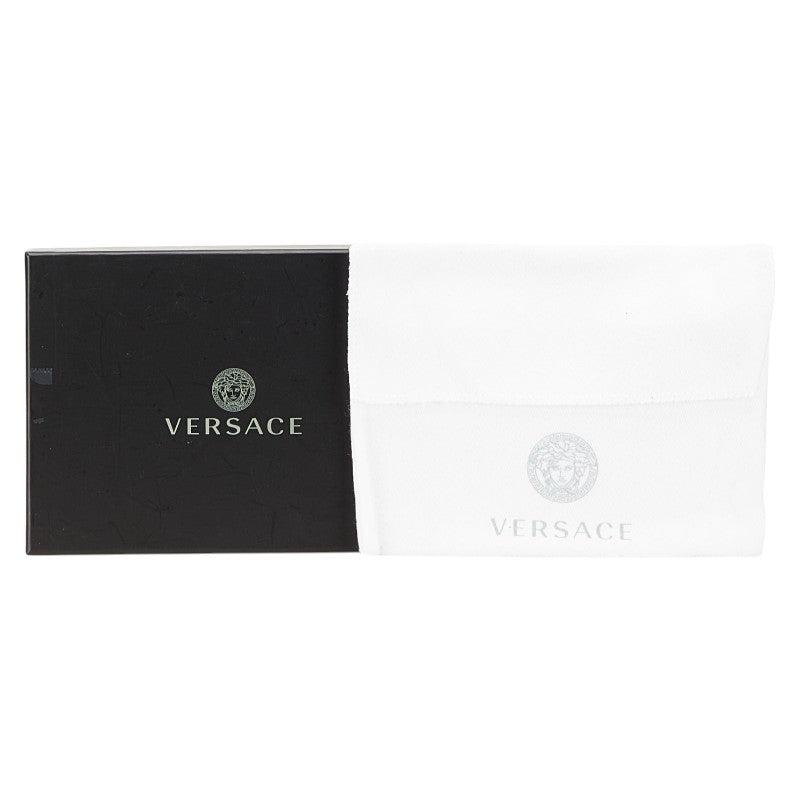 ヴェルサーチェ メデューサ カードケース ブルー レザー レディース VERSACE 【中古】