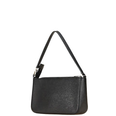 バーバリー ノバチェック ワンショルダーバッグ ブラック レザー レディース BURBERRY 【中古】