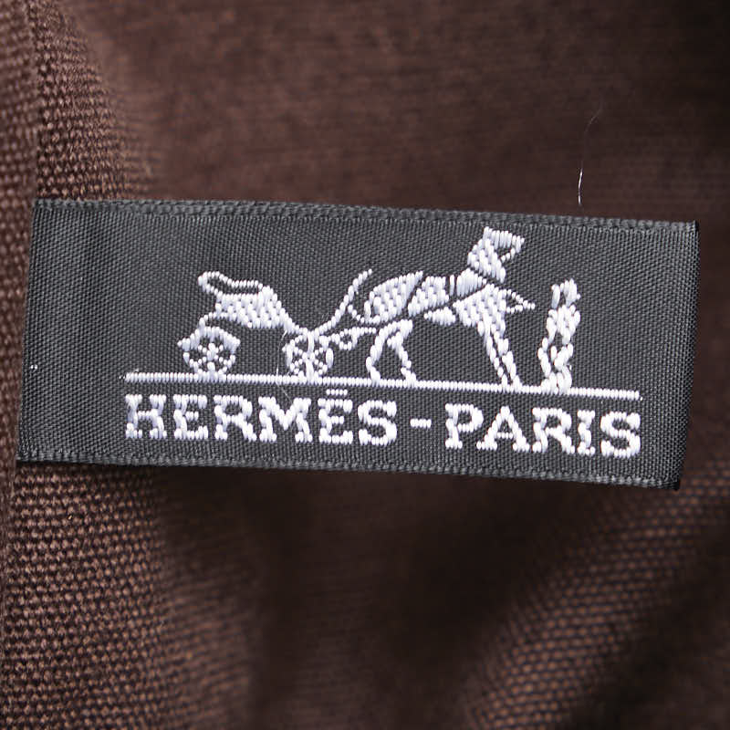エルメス フールトゥカバス トートバッグ ハンドバッグ ブラック ボルドー キャンバス レディース HERMES 【中古】