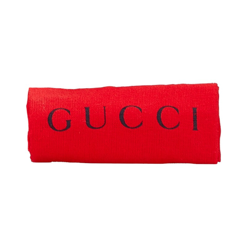 グッチ GGキャンバス 斜め掛け ショルダーバッグ 658825 レッド ブラック キャンバス レザー レディース GUCCI 【中古】