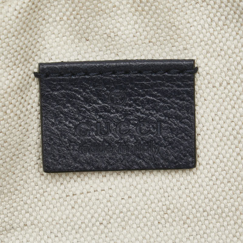 グッチ GGキャンバス 斜め掛け ショルダーバッグ 658825 レッド ブラック キャンバス レザー レディース GUCCI 【中古】