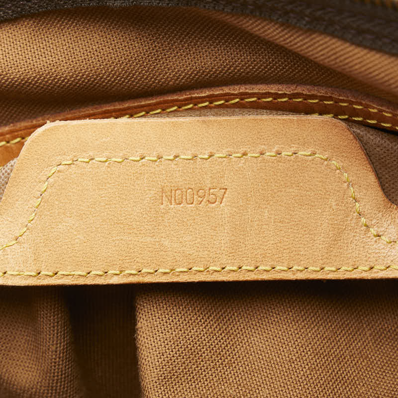 ルイ ヴィトン モノグラム フラネリー45 ボストンバッグ ショルダーバッグ M51115 ブラウン PVC レザー レディース LOUIS VUITTON 【中古】