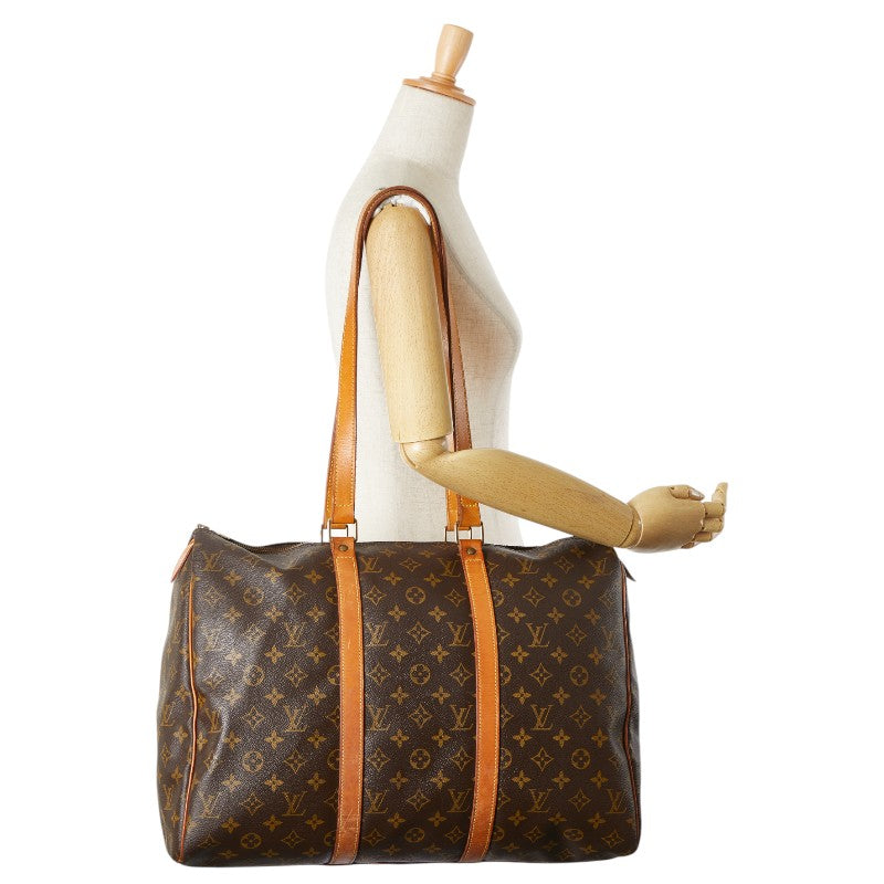 ルイ ヴィトン モノグラム フラネリー45 ボストンバッグ ショルダーバッグ M51115 ブラウン PVC レザー レディース LOUIS VUITTON 【中古】