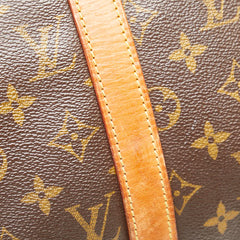 ルイ ヴィトン モノグラム フラネリー45 ボストンバッグ ショルダーバッグ M51115 ブラウン PVC レザー レディース LOUIS VUITTON 【中古】