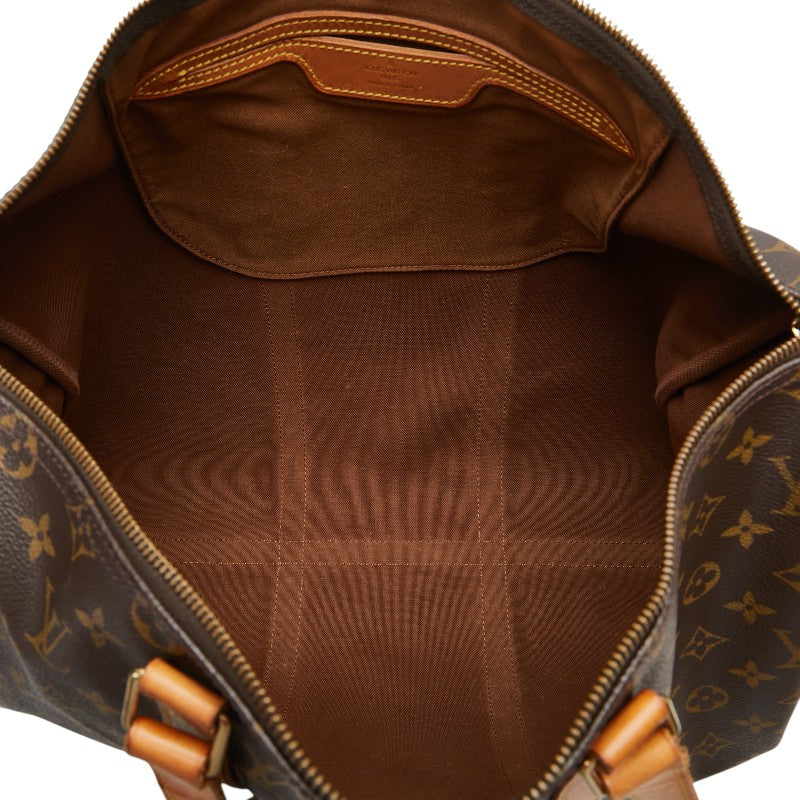 ルイ ヴィトン モノグラム フラネリー45 ボストンバッグ ショルダーバッグ M51115 ブラウン PVC レザー レディース LOUIS VUITTON 【中古】