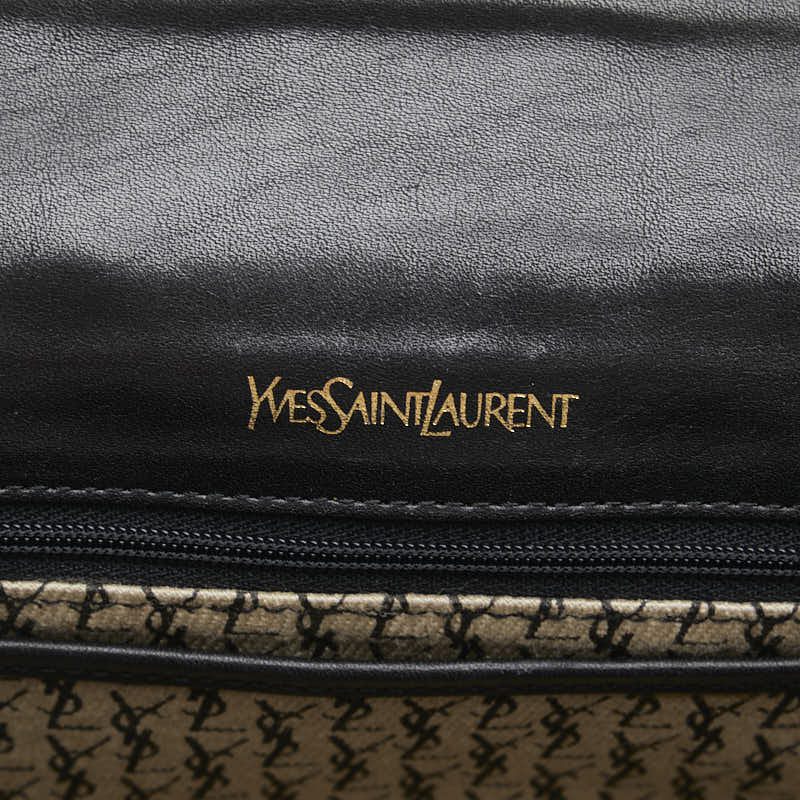 サンローラン YSL カサンドラ ショルダーバッグ ブラック レザー レディース SAINT LAURENT 【中古】