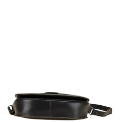 サンローラン YSL カサンドラ ショルダーバッグ ブラック レザー レディース SAINT LAURENT 【中古】