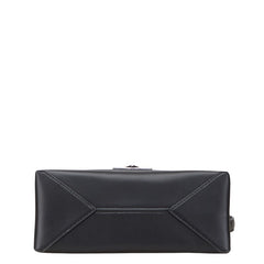 マイケルコース ロゴ チェーン ショルダーバッグ ブラック レザー レディース Michael Kors 【中古】