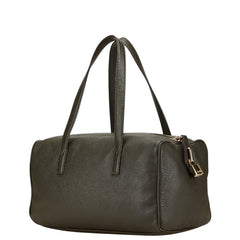 マックスマーラ ボストンバッグ ブラック ブラウン系 レザー レディース MAX MARA 【中古】