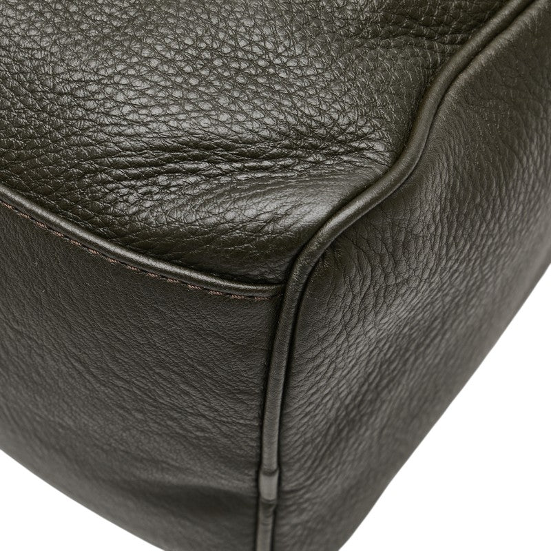 マックスマーラ ボストンバッグ ブラック ブラウン系 レザー レディース MAX MARA 【中古】