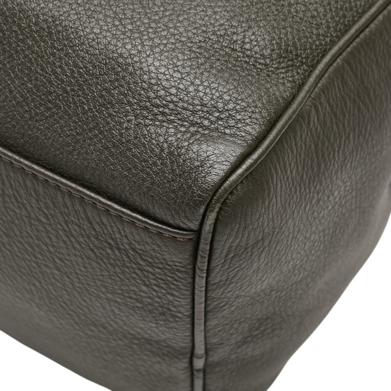 マックスマーラ ボストンバッグ ブラック ブラウン系 レザー レディース MAX MARA 【中古】