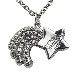 ヴィヴィアンウエストウッド MAN JUDY PENDANT 流星 モチーフ ラインストーン ネックレス シルバー マルチカラー メタル レディース Vivienne Westwood 【中古】