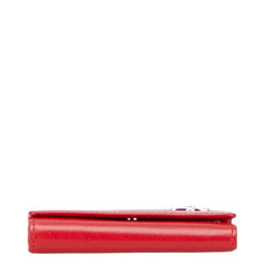 ヴィヴィアンウエストウッド ウォーターオーブ 4連 キーケース レッド レザー レディース Vivienne Westwood 【中古】