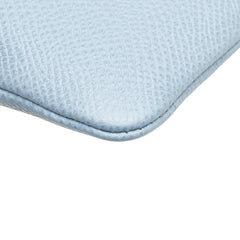 コーチ ロゴ ポーチ ブルー レザー レディース COACH 【中古】