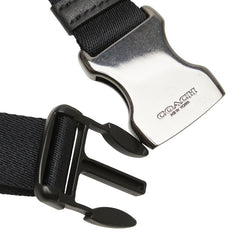 コーチ ロゴ ボディバッグ ブラック レザー レディース COACH 【中古】