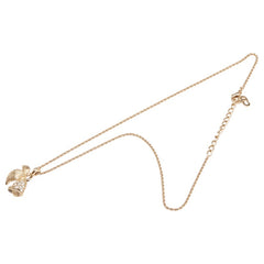 クリスチャンディオール ヴィンテージ リーフ ベル モチーフ ネックレス ゴールド メッキ ラインストーン レディース Christian Dior 【中古】
