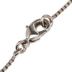 ルイ ヴィトン ダミエ パンダンティフ ソーホー ペンダントネックレス M66023 ブラック ノワール メタル レザー レディース LOUIS VUITTON 【中古】