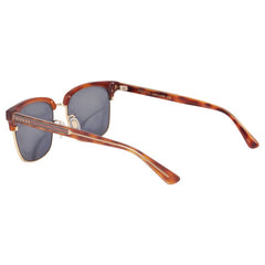 グッチ ロゴ UVカット ハーフリム クリングスタイプ アイウェア サングラス GG0382S ブラウン プラスチック レディース GUCCI 【中古】