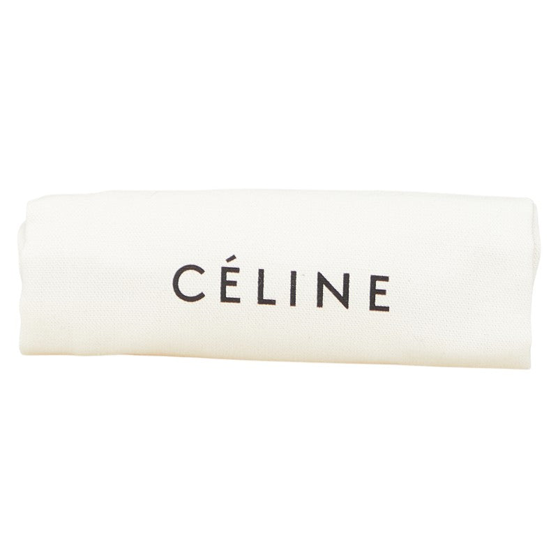 セリーヌ ダイヤモンドクラッチ トリコカラー ショルダーバッグ ベージュ ブラック ブルー レザー スエード レディース CELINE 【中古】