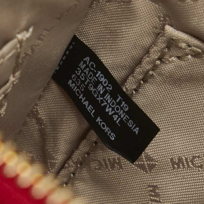 マイケルコース バタフライ butterfly 蝶 モチーフ クラッチバッグ セカンドバッグ レッド レザー レディース Michael Kors 【中古】