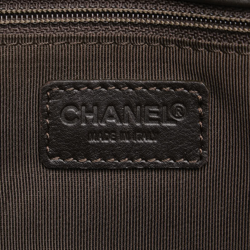 シャネル ココマーク トートバッグ ハンドバッグ ブラウン ラムスキン レディース CHANEL 【中古】