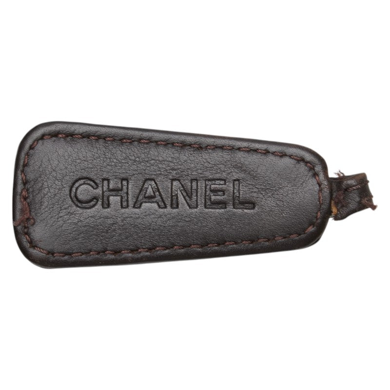 シャネル ココマーク トートバッグ ハンドバッグ ブラウン ラムスキン レディース CHANEL 【中古】
