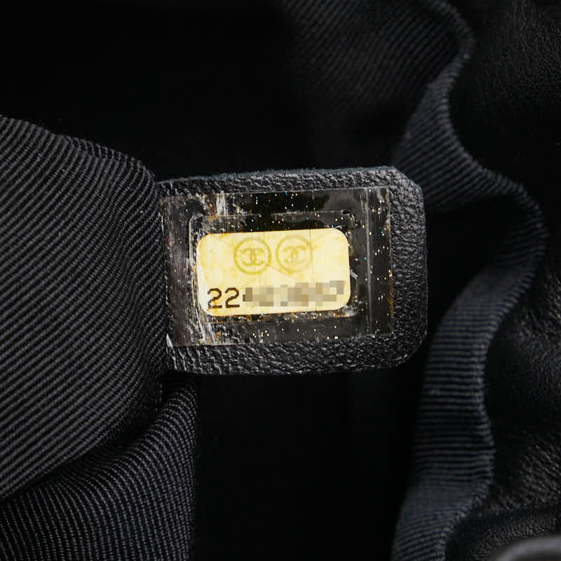 シャネル ココマーク シェブロン Vステッチ リュック バックパック ブラック レザー レディース CHANEL 【中古】
