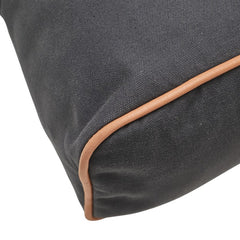 エルメス ボリードポーチGM ポーチ グレー ブラウン コットン レディース HERMES 【中古】