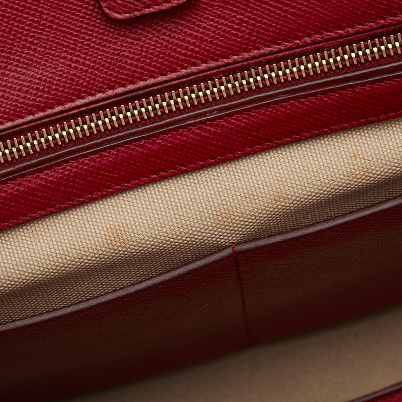 プラダ ハンドバッグ ショルダーバッグ 2WAY BN2595 ベージュ レッド キャンバス サフィアーノレザー レディース PRADA 【中古】