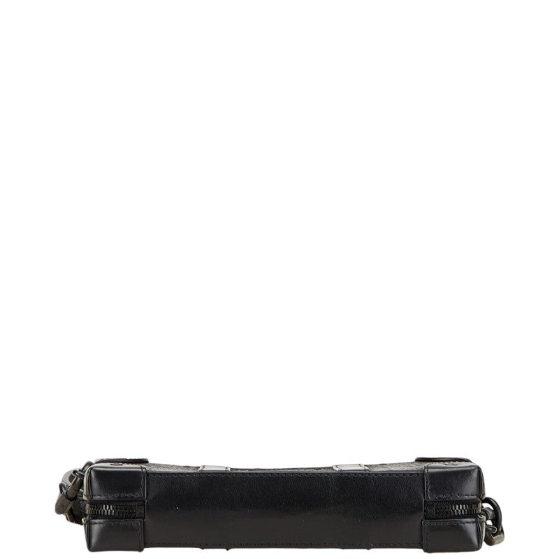ルイ ヴィトン モノグラム ソフトトランク ウォレット ショルダーバッグ M80224 ノワール ブラック トリヨンレザー レディース LOUIS VUITTON 【中古】