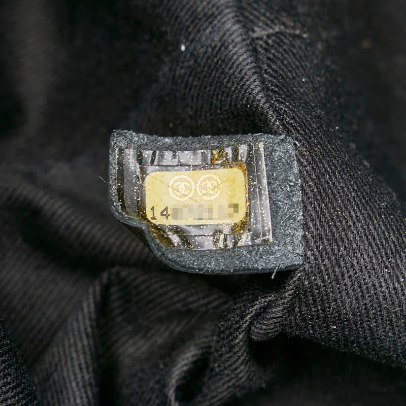 シャネル ココマーク マトラッセ ラージ チェーン トートバッグ ブラック ラムスキン レディース CHANEL 【中古】
