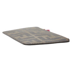 フェンディ ズッカ コインケース ブラウン PVC レザー レディース FENDI 【中古】