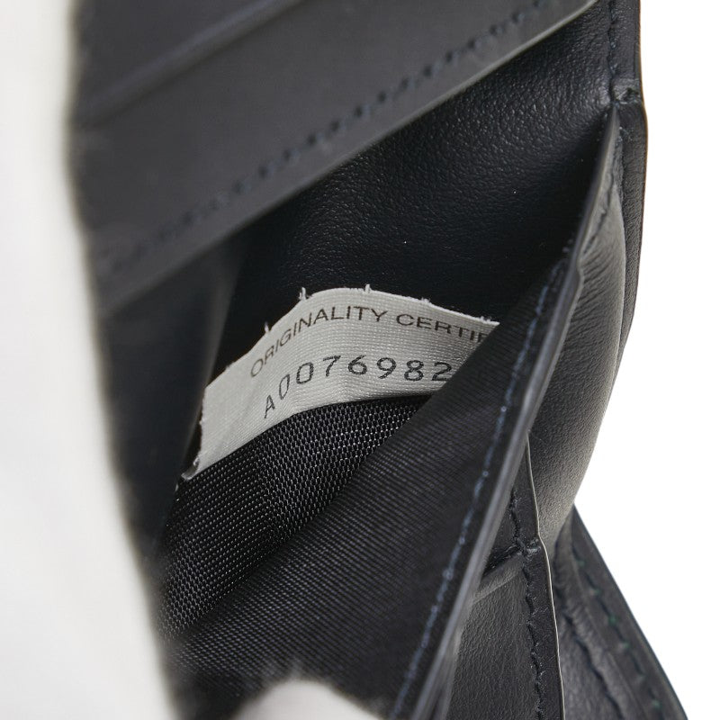 ボッテガヴェネタ イントレチャート 長財布 グリーン レザー レディース BOTTEGAVENETA 【中古】