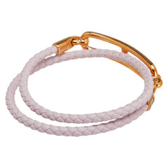 エルメス ルリ ドゥブルトゥール ブレスレット モーヴパール ゴールド ヴォースイフト メッキ レディース HERMES 【中古】