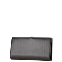 グッチ Gロゴ 長財布 035 2067 2098 ブラック レザー レディース GUCCI 【中古】