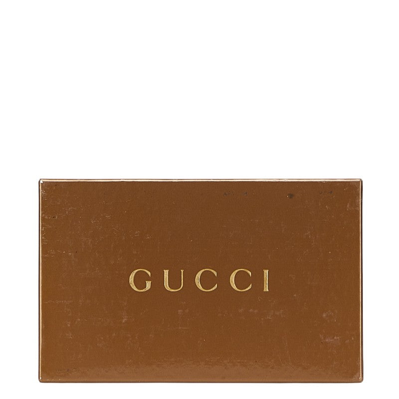 グッチ GGキャンバス ポーチ 29595 ベージュ キャンバス レザー レディース GUCCI 【中古】