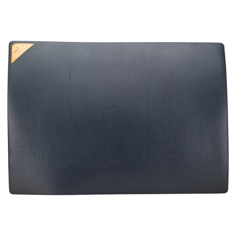 ルイ ヴィトン モノグラム デスクマット ブラウン レザー PVC メンズ LOUIS VUITTON 【中古】