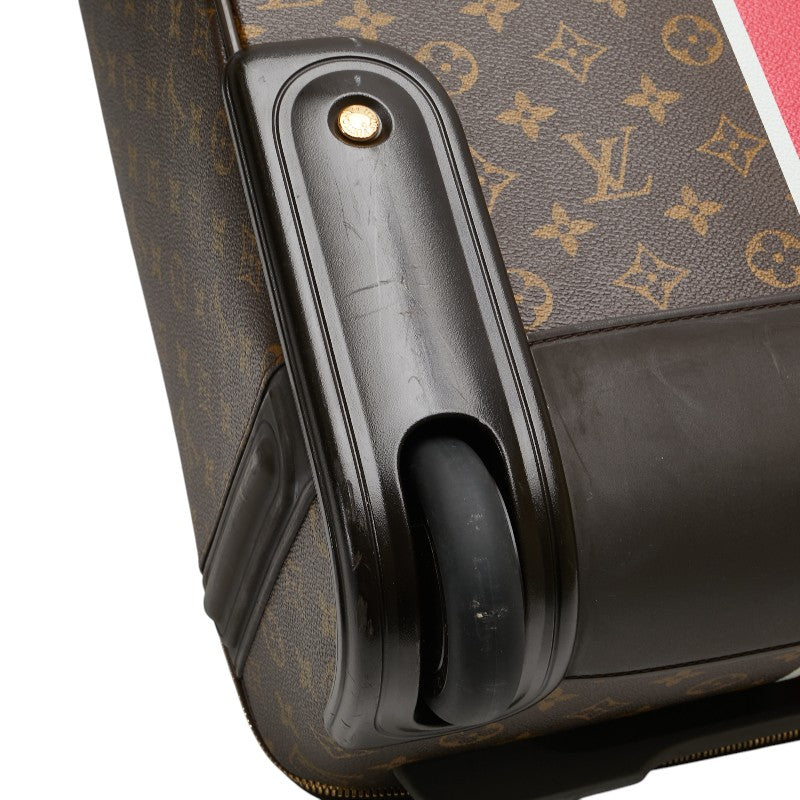 ルイ ヴィトン モノグラム ぺガス55 キャリーバッグ M23294 PVC レザー レディース LOUIS VUITTON 【中古】