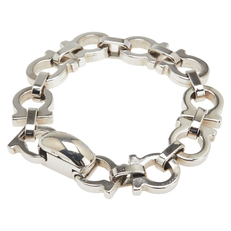 サルヴァトーレフェラガモ ガンチーニ ブレスレット シルバー メタル レディース Salvatore Ferragamo 【中古】