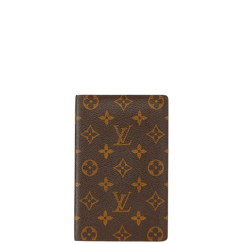 ルイ ヴィトン モノグラム ポルトパスポート カルトクレディ パスポートケース M60176 ブラウン PVC レディース LOUIS VUITTON 【中古】