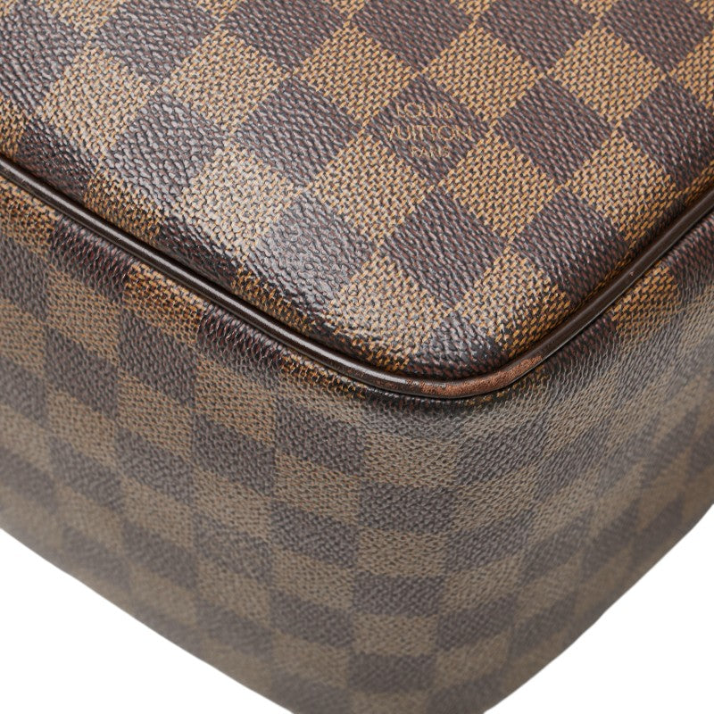 ルイ ヴィトン ダミエ パリオリGM トートバッグ N51124 エベヌ ブラウン PVC レザー レディース LOUIS VUITTON 【中古】