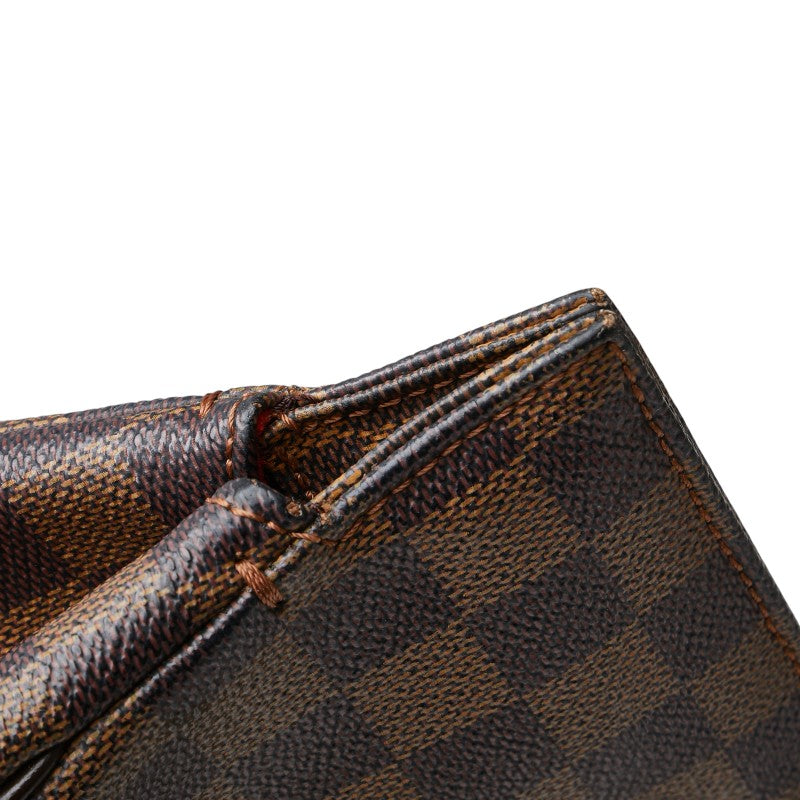 ルイ ヴィトン ダミエ パリオリGM トートバッグ N51124 エベヌ ブラウン PVC レザー レディース LOUIS VUITTON 【中古】