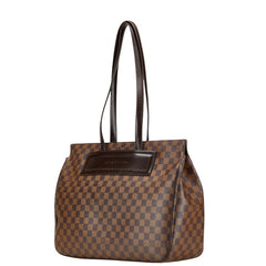 ルイ ヴィトン ダミエ パリオリGM トートバッグ N51124 エベヌ ブラウン PVC レザー レディース LOUIS VUITTON 【中古】