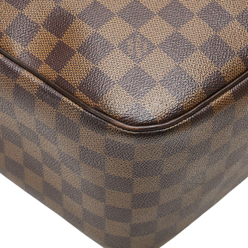 ルイ ヴィトン ダミエ パリオリGM トートバッグ N51124 エベヌ ブラウン PVC レザー レディース LOUIS VUITTON 【中古】