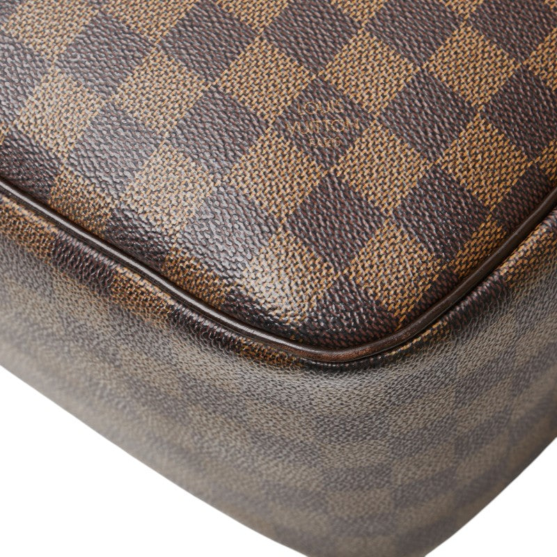ルイ ヴィトン ダミエ パリオリGM トートバッグ N51124 エベヌ ブラウン PVC レザー レディース LOUIS VUITTON 【中古】