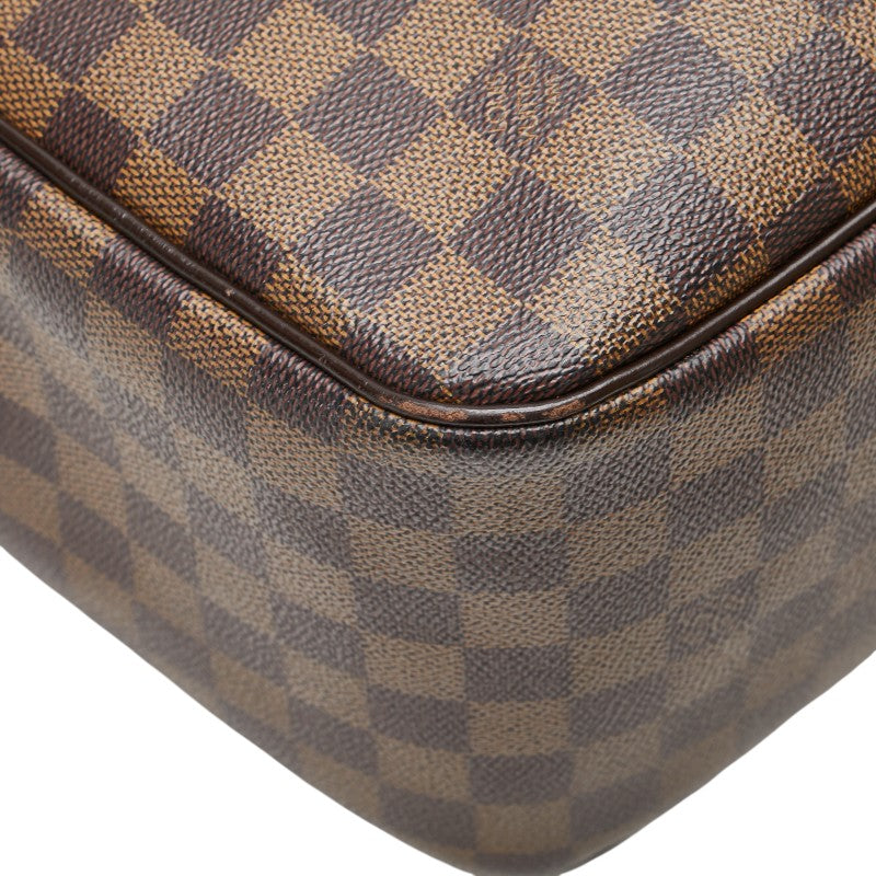 ルイ ヴィトン ダミエ パリオリGM トートバッグ N51124 エベヌ ブラウン PVC レザー レディース LOUIS VUITTON 【中古】