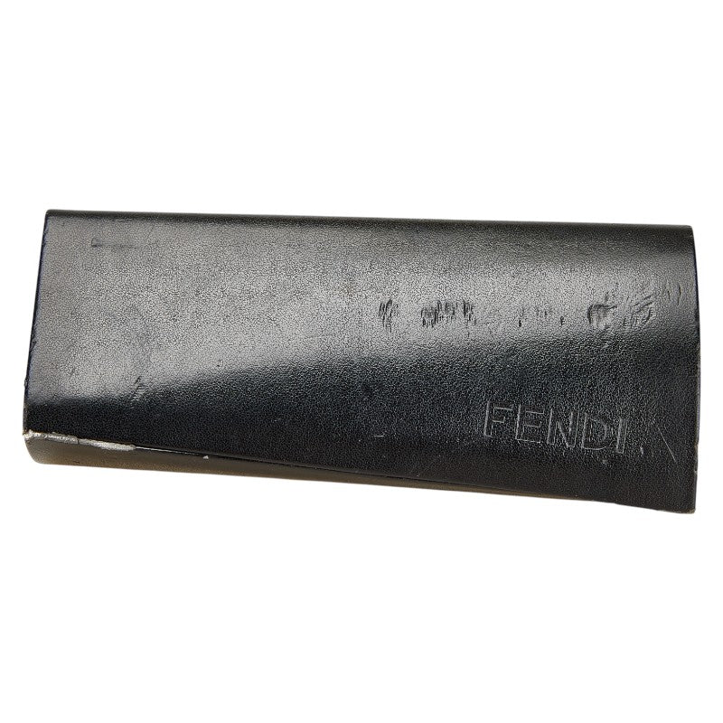 フェンディ ズッカ サングラス レッド プラスチック レディース FENDI 【中古】