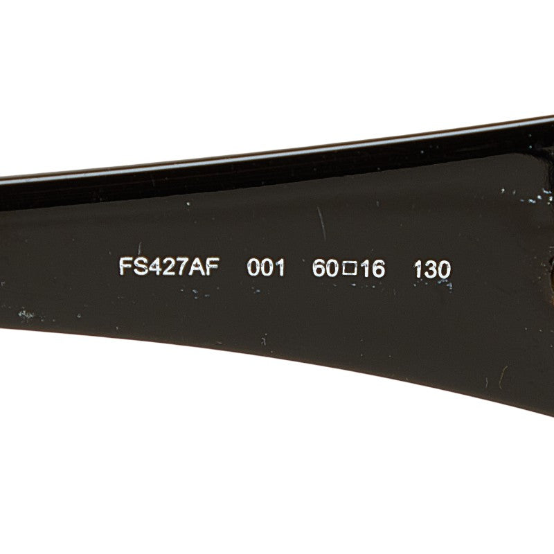 フェンディ ズッカ サングラス FS427AF ブラック プラスチック レディース FENDI 【中古】