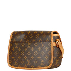 ルイ ヴィトン モノグラム ソローニュ 斜め掛け ショルダーバッグ M42250 ブラウン PVC レザー レディース LOUIS VUITTON 【中古】