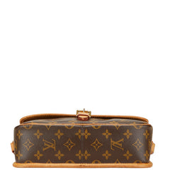 ルイ ヴィトン モノグラム ソローニュ 斜め掛け ショルダーバッグ M42250 ブラウン PVC レザー レディース LOUIS VUITTON 【中古】